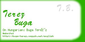 terez buga business card